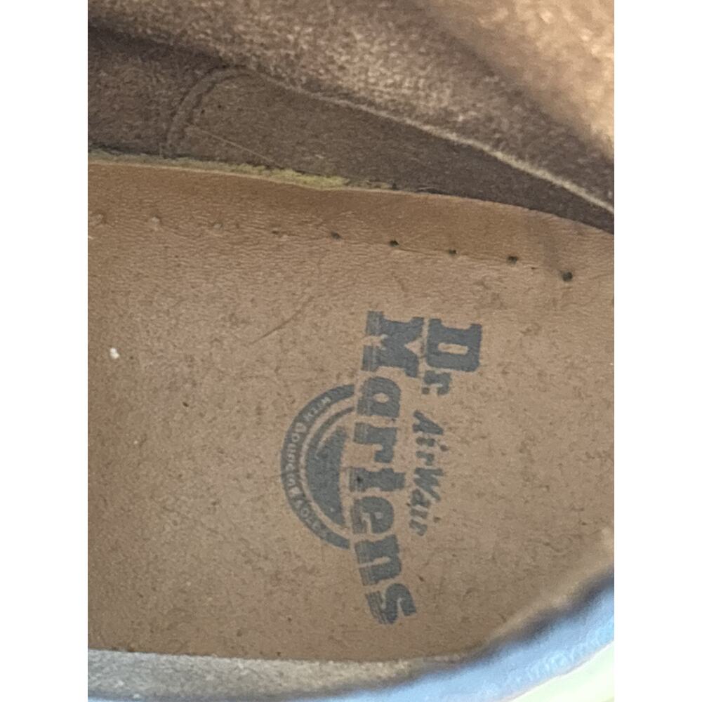 Dr. Martens AirWair Light Green Leather Boots M 8 - Picture 7 of 9